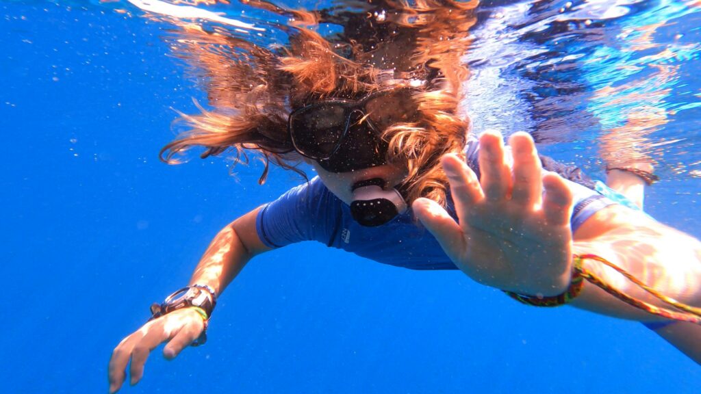 snorkelling at watamu